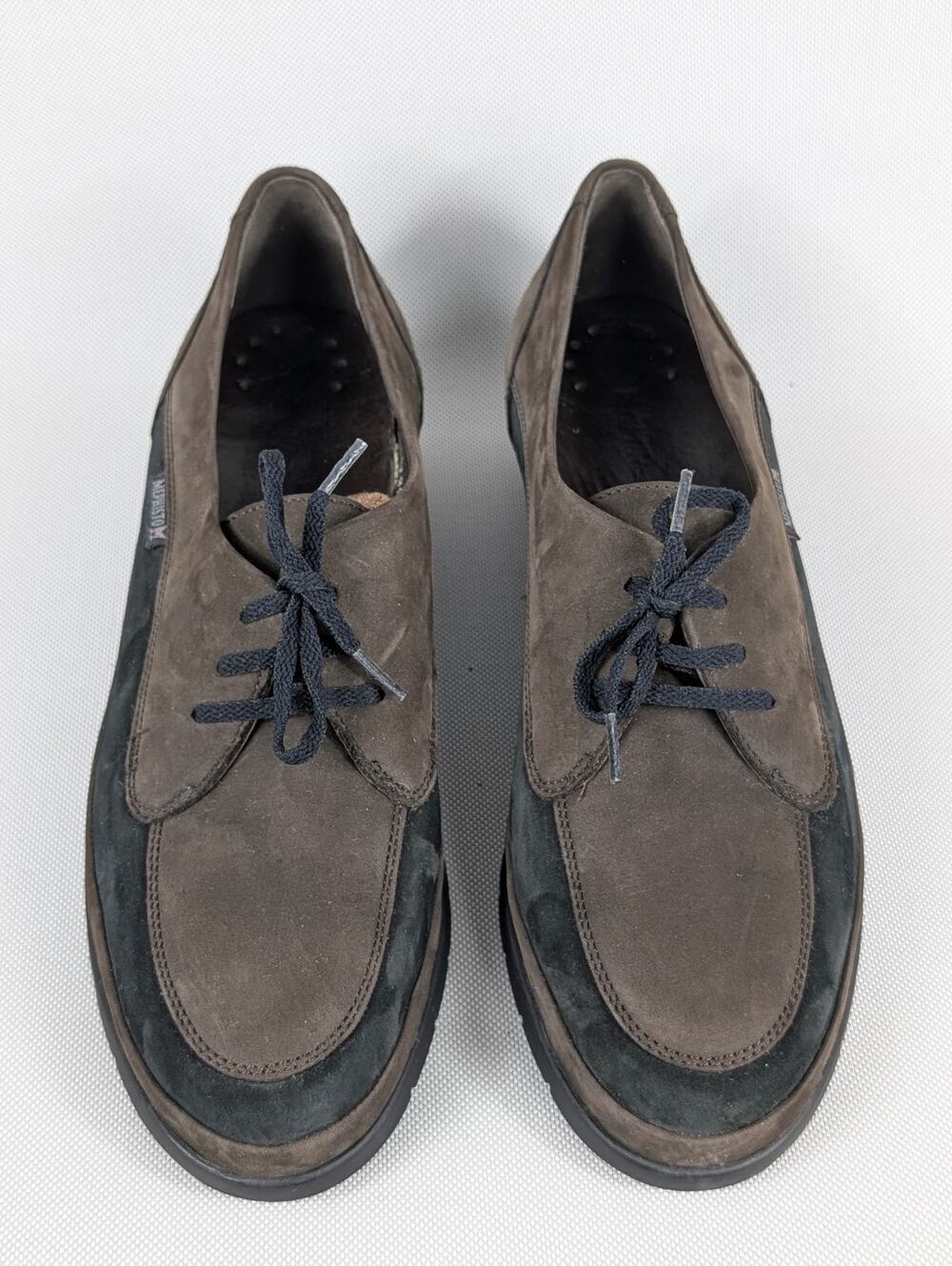 Mephisto women Travels Air Jet System Lace Up Shoes Suede Leather Size 10.5